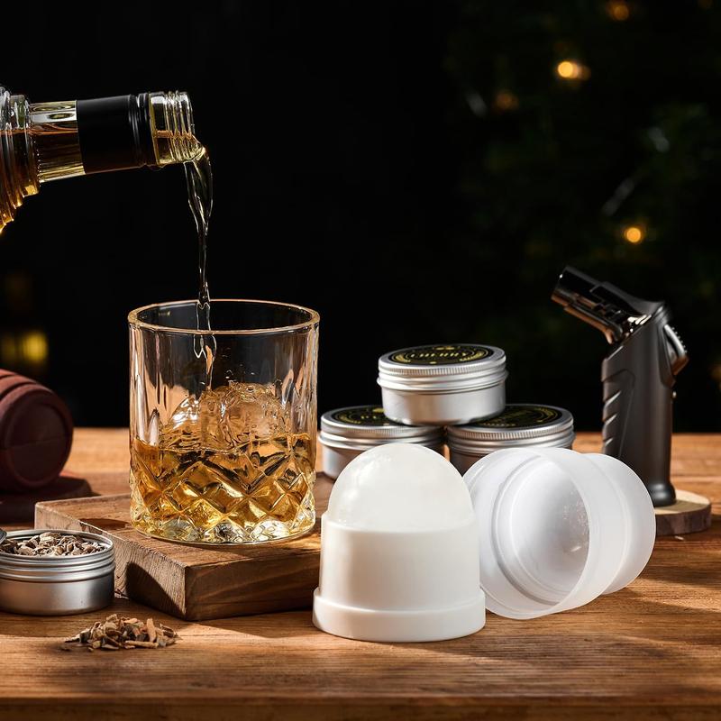 Kit para fumantes de uísque ComboJoy com tocha, 6 sabores de